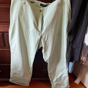 Talbots Mint Green Trousers 18W